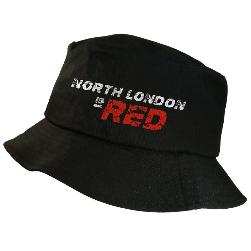 NORTH LONDON IS RED GOONERS BUCKET HAT
