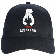 MONTANA BRAND SITTING BEAR BASEBALL CAP