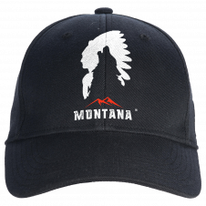 MONTANA BRAND INDIAN WOLF BASEBALL CAP