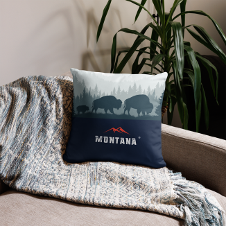 Montana Buffalo Basic Cushion