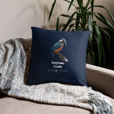WAW Kingfisher Cushion