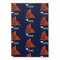 Dowr Carrek Rock Anchorage Cornish Crabber Wrapping paper sheets