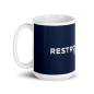 The Restronguet Brand with Yacht White glossy mug