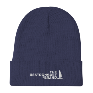 The Restronguet Brand with Yacht Embroidered Beanie