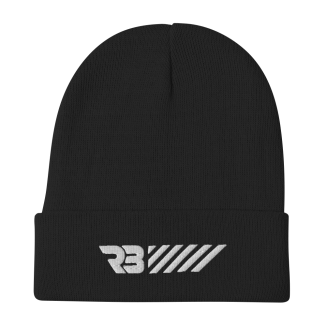 RB with lines Embroidered Beanie