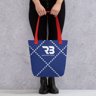 Restronguet Brand Checked Tote bag