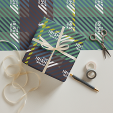 Irish Brand Tartan Wrapping paper sheets