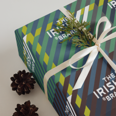Irish Brand Tartan Wrapping paper sheets