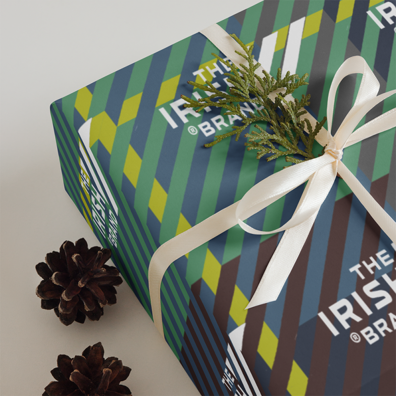 Irish brand Tartan Wrapping paper sheets