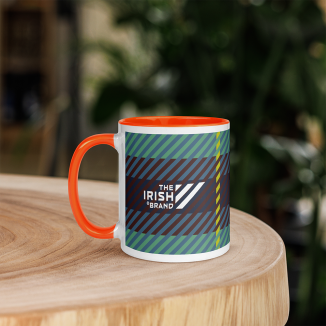 Irish brand Tartan Mug with Color Inside