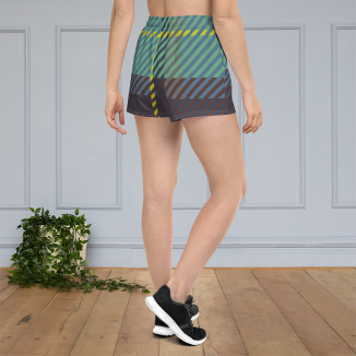 Irish Brand Tartan Women’s Recycled Athletic Shorts