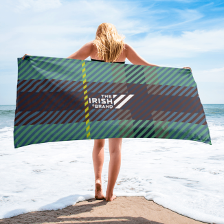 The Irish Brand Tartan Beach Towel