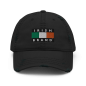 Irish Brand Original Black Distressed Dad Hat