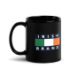 Irish Brand Original Black Glossy Mug