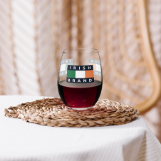 Irish Brand Original Stemless wine glass