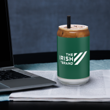 The Irish Brand Can-shaped glass