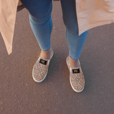 Marylebone of London Women’s slip-on canvas shoes